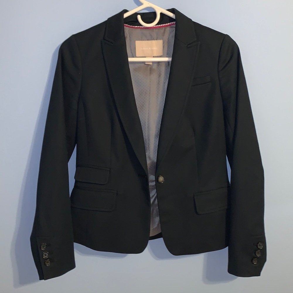 Black suit jacket Banana Republic